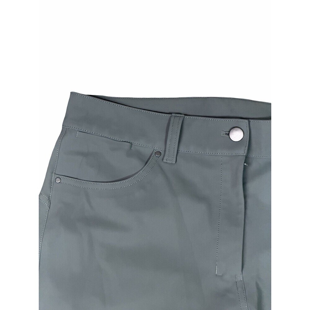 Lululemon City Sleek Slim-Fit 5 Pocket High-Rise Pant Grey Sage Size 30x30 - Picture 4 of 14